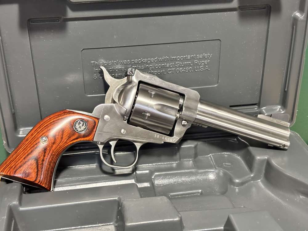 Ruger Stainless New Model Blackhawk .357 Mag 4.25" w/ Orig Box -img-6