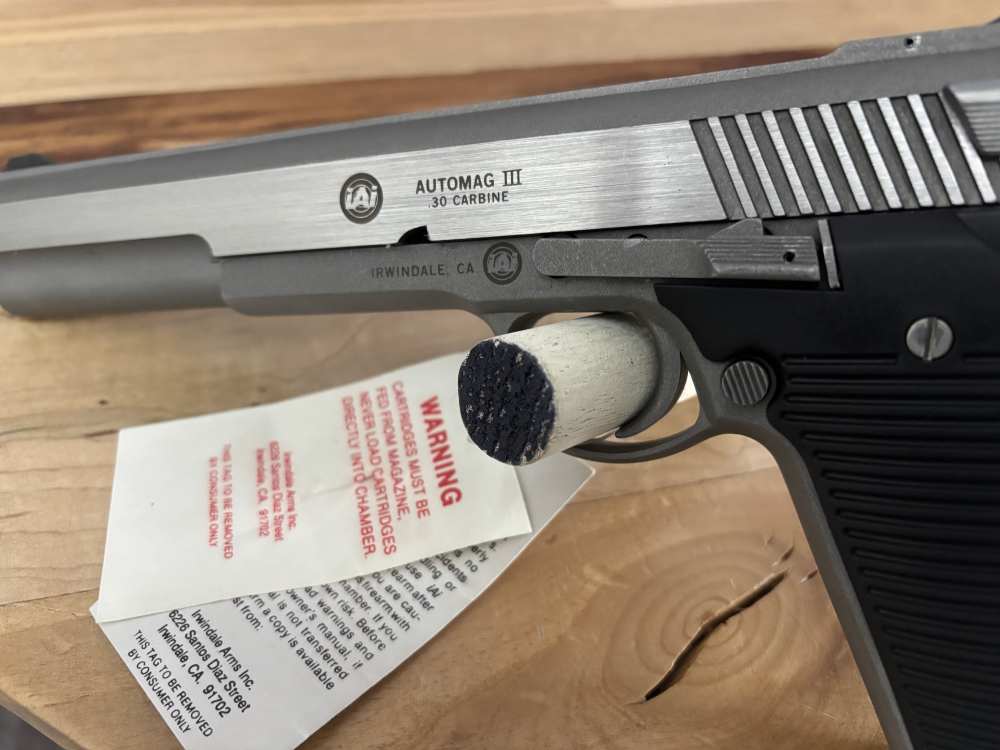 IAI Automag III 30 carbine semi automatic pistol NIB COLLECTOR amt 30  RARE-img-4