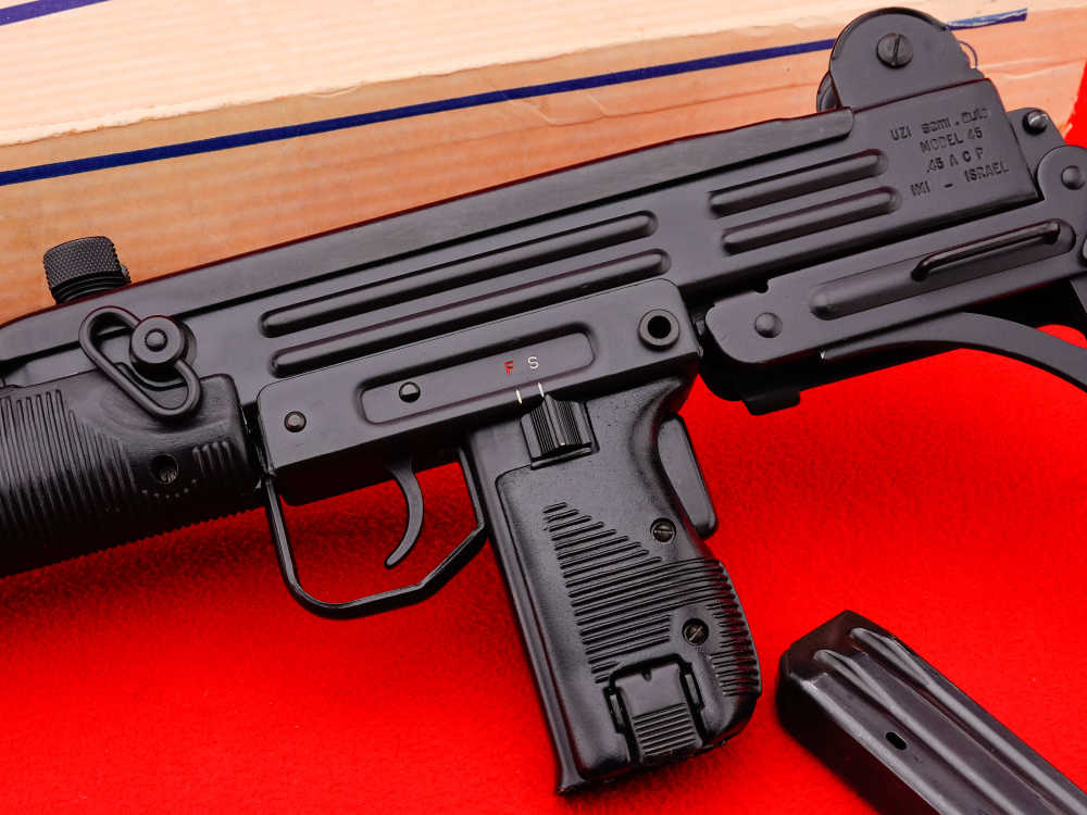 PRE-BAN 1987 IMI Israel UZI Model 45 Semi-Auto Carbine .45 ACP Box Complete-img-5