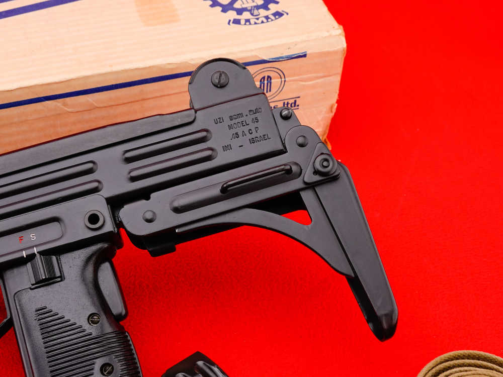 PRE-BAN 1987 IMI Israel UZI Model 45 Semi-Auto Carbine .45 ACP Box Complete-img-6