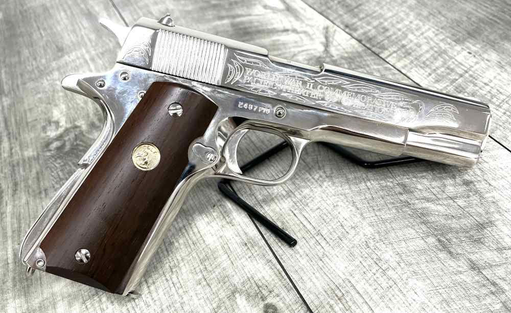 Colt 1911A1 .45 ACP WWII Commemorative Edition European + Pacific-img-13
