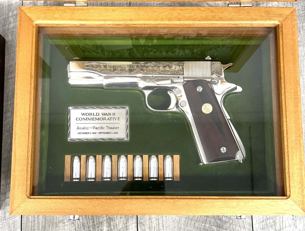 Colt 1911A1 .45 ACP WWII Commemorative Edition European + Pacific-img-6