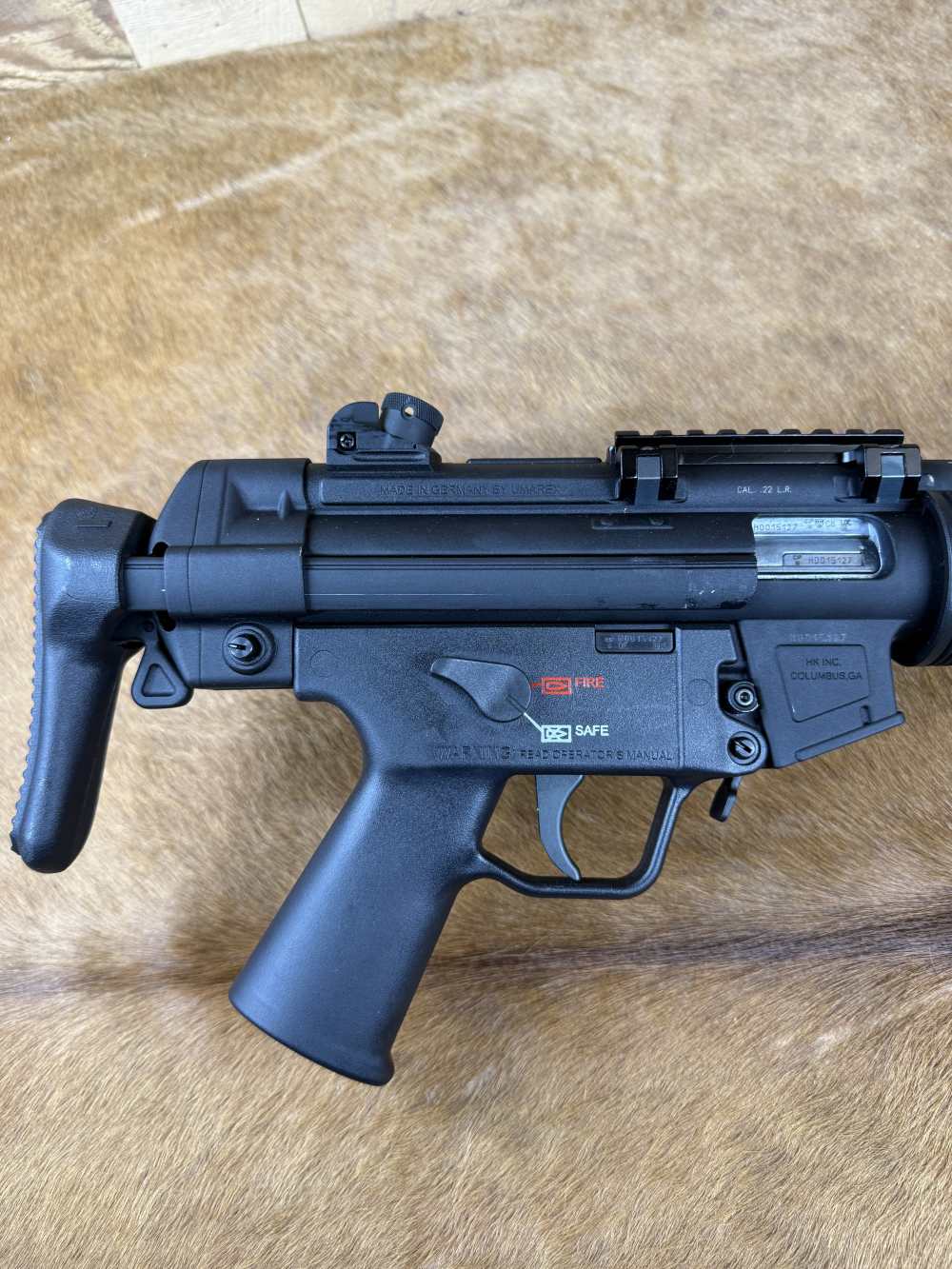 K MP5 .22 LR RIFLE 16.1" BARREL 25+1 W/ CLAW MOUNT & 3 MAGS-img-10
