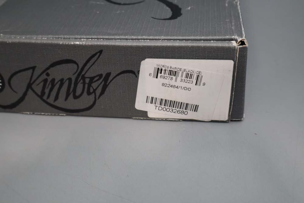 Kimber Micro 9 Rapide Black Ice 3.15" 9mm w/Box & Soft Case -img-21