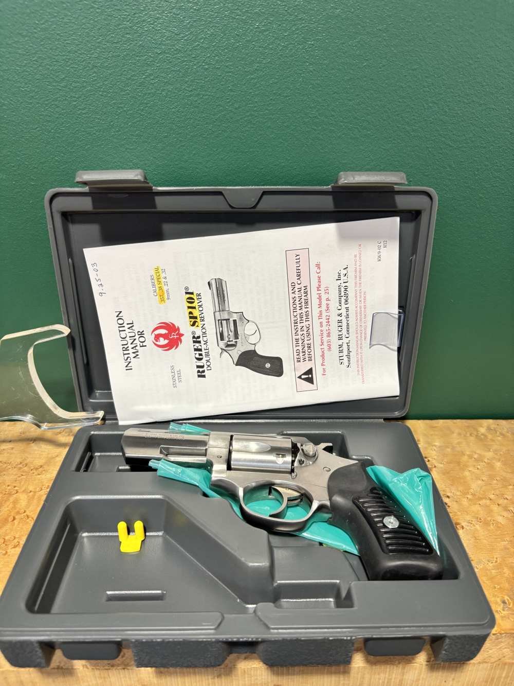 Ruger SP101 .357 Mag 3" Magnaported Compact Revolver w/ Orig Box -img-0