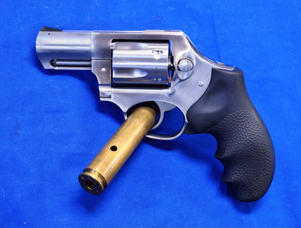 RUGER SP101 .357 MAG 2.25" STAINLESS / HOGUE GRIP - BOBBED HAMMER-img-1