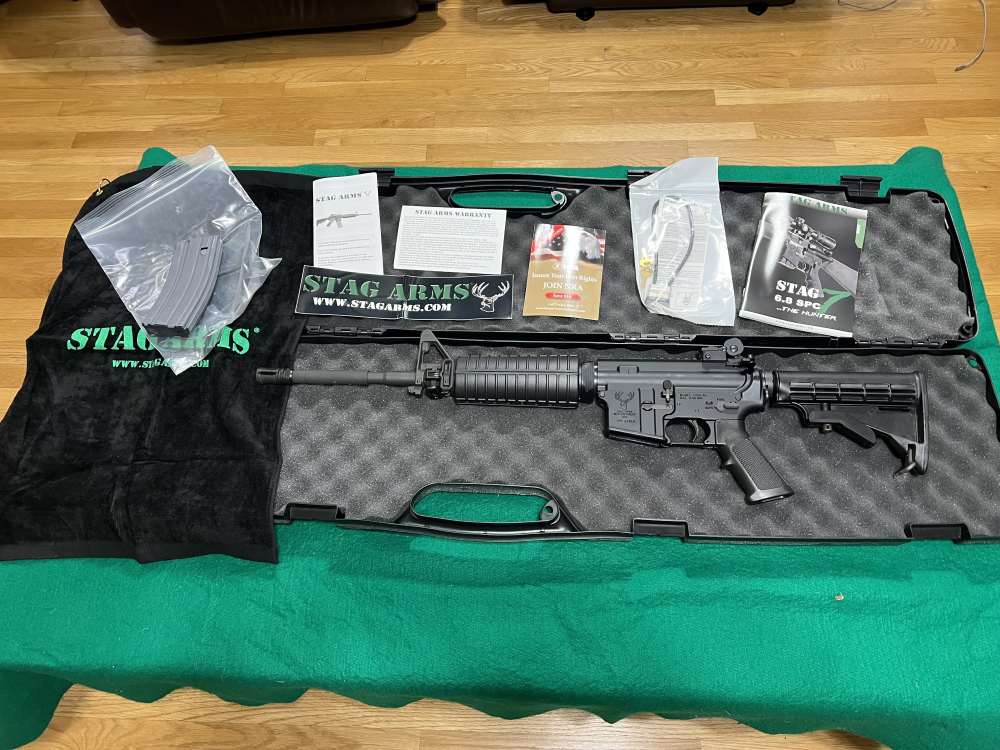 Stag Arms Model 3 AR-15 SA3 5.56 NATO Black Rifle NIB-img-0