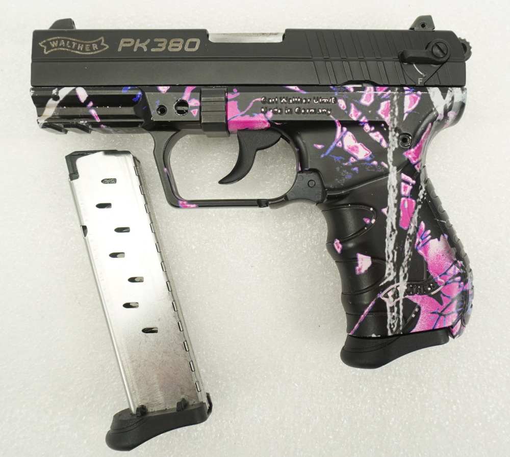 Walther PK380 .380 ACP 3.7" Semi-Auto Pistol w/ 2 Magazines & Case-img-0