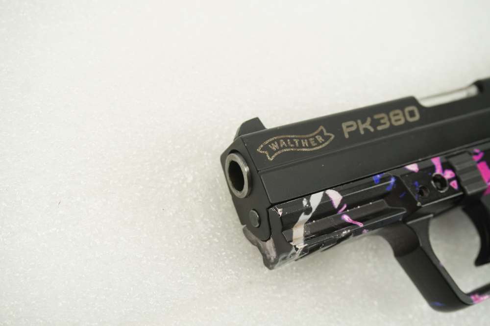 Walther PK380 .380 ACP 3.7" Semi-Auto Pistol w/ 2 Magazines & Case-img-1