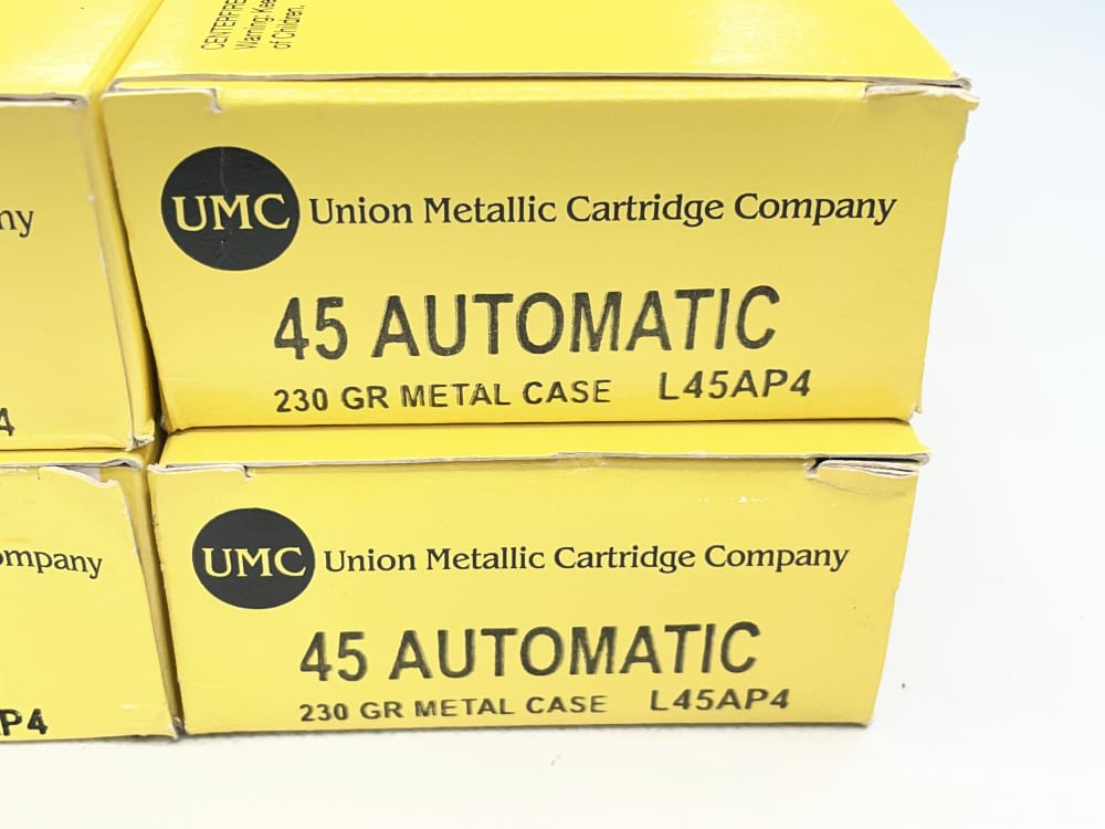 200 x UMC .45 auto ammunition ACP Remington 230 grain FMJ brass-img-2