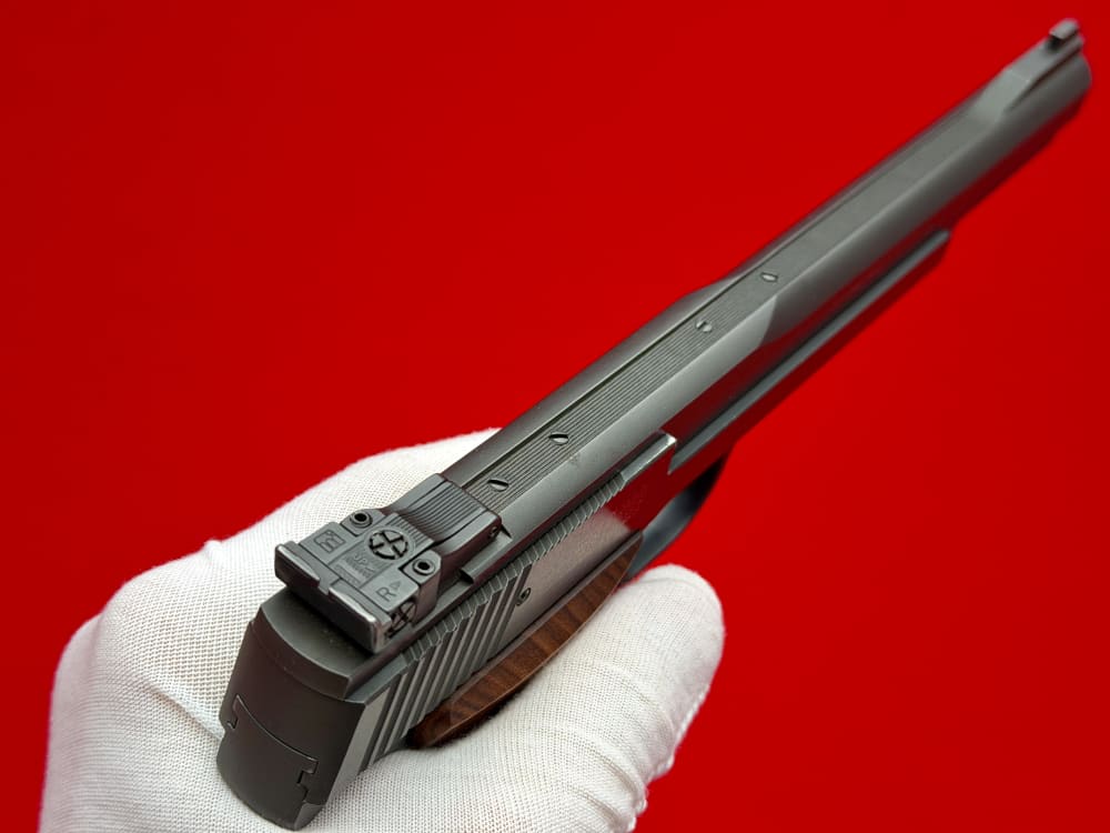 Smith & Wesson Model 41 .22LR Semi Auto Pistol 7" Factory Blue - 2 Mags!-img-10