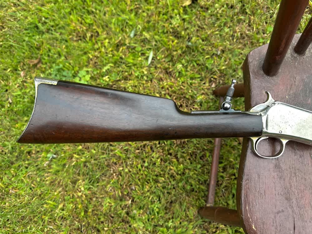 Early 1890 Winchester First Model Solid Frame Slide Action .22 Pump Rifle-img-29