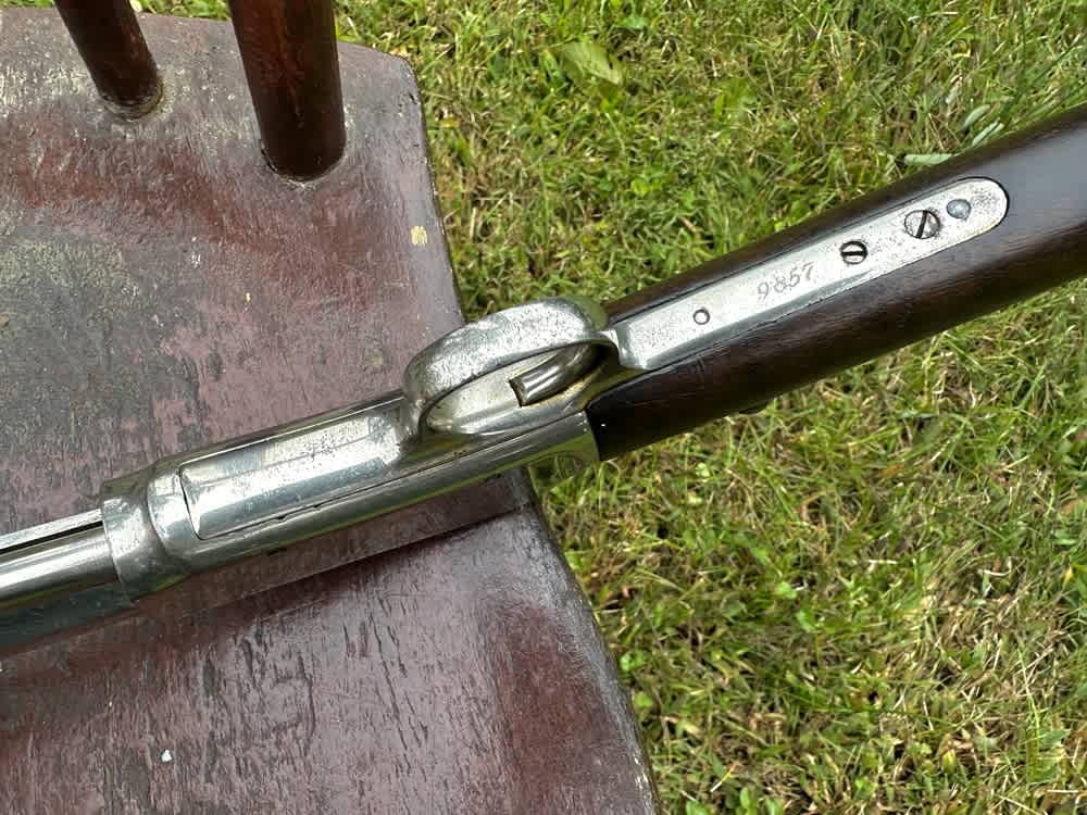 Early 1890 Winchester First Model Solid Frame Slide Action .22 Pump Rifle-img-11