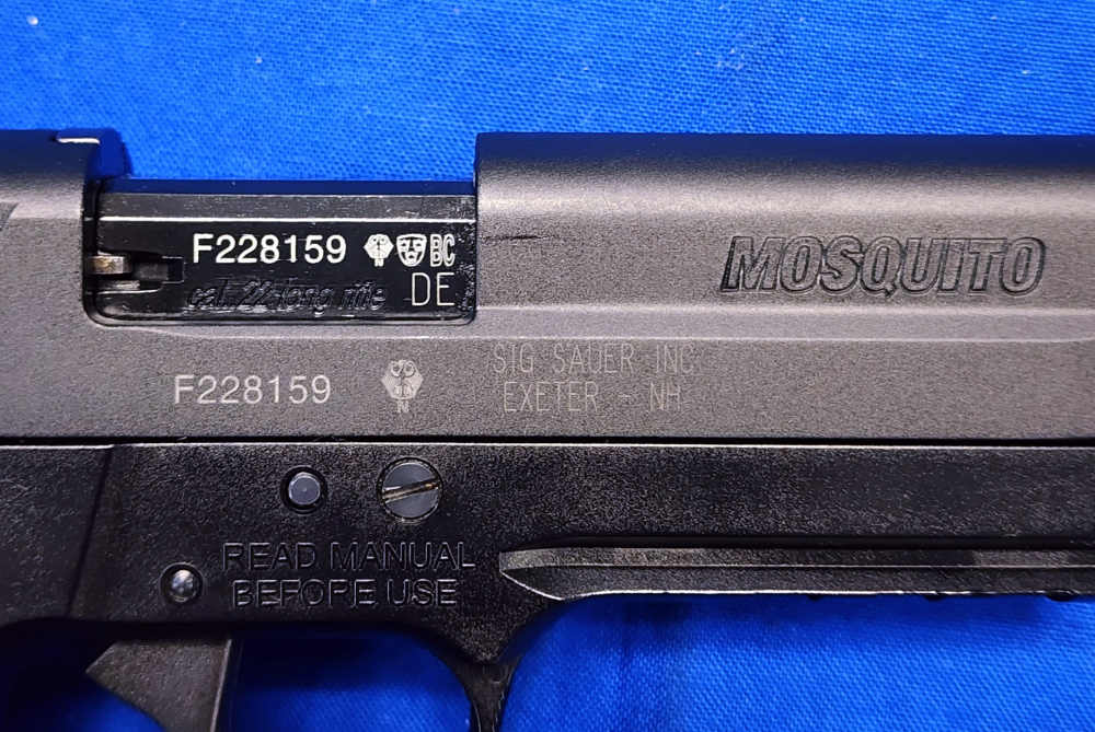 SIG SAUER MOSQUITO .22LR 4" GERMAN-MADE IN BOX W/ 2 MAGS-img-7