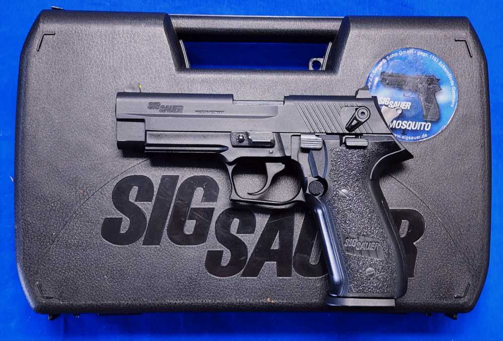 SIG SAUER MOSQUITO .22LR 4" GERMAN-MADE IN BOX W/ 2 MAGS-img-1