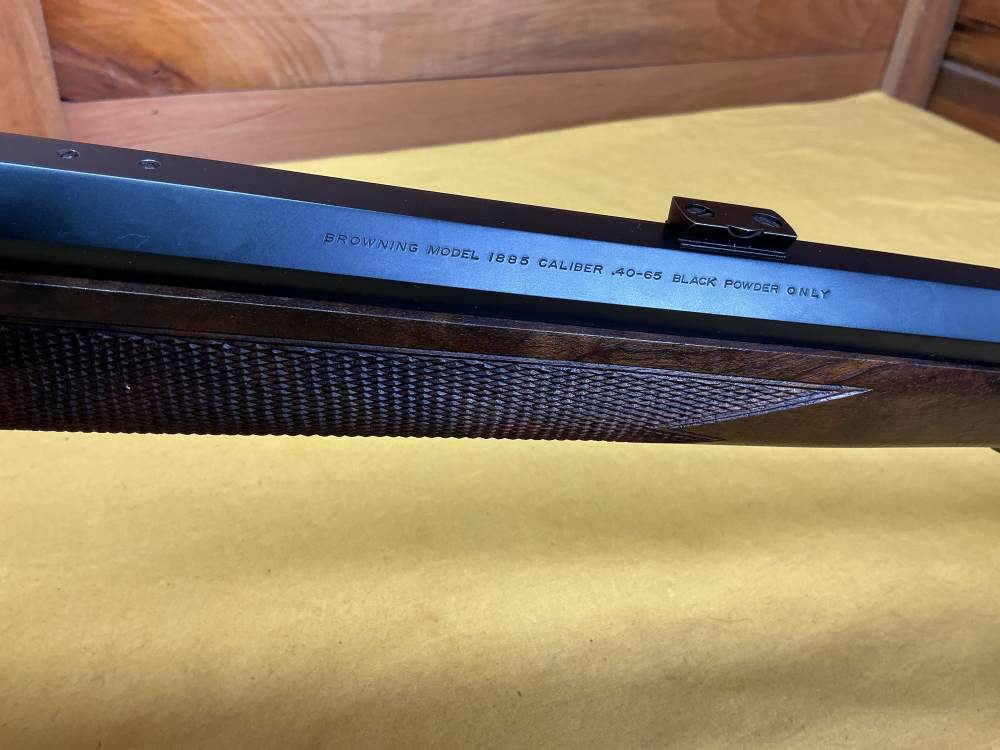 BROWNING 1885 BLACK POWDER CARTRIDGE RIFLE SINGLE SHOT 40-65 CAL.-img-5