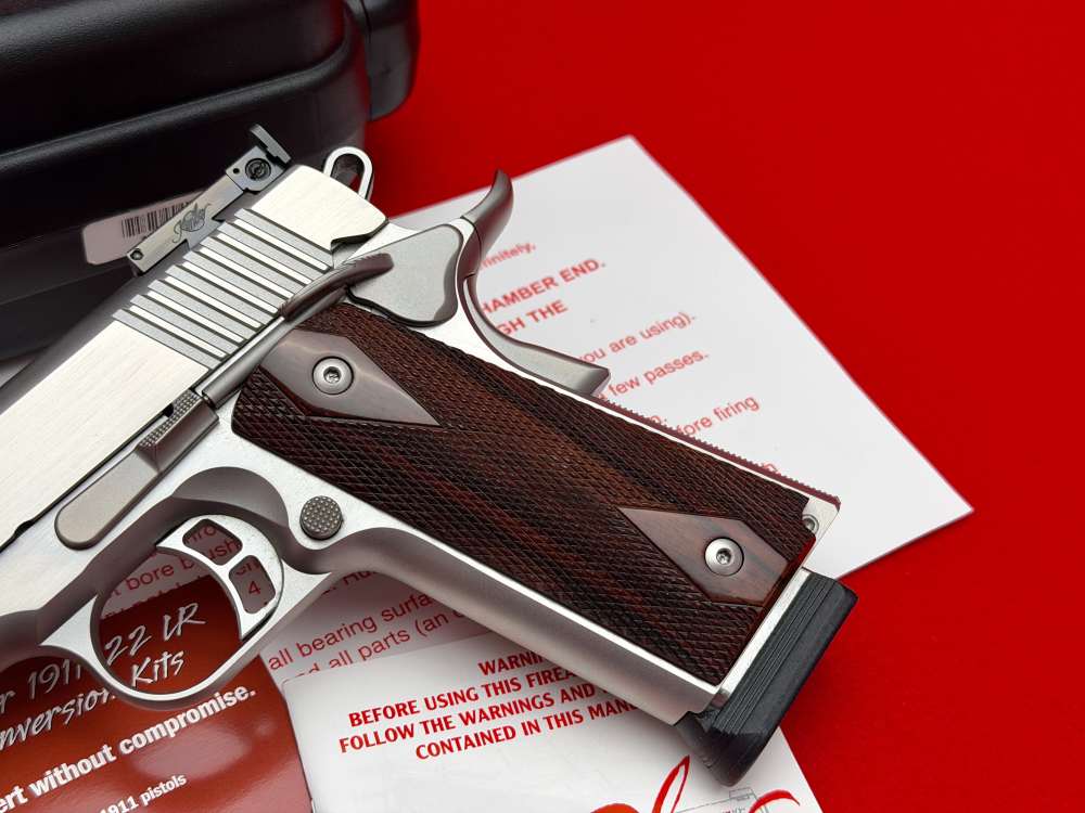 Kimber Stainless Gold Match II 45 ACP 1911 5" in Original Box!-img-3