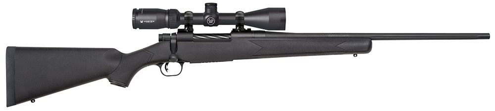 Mossberg Patriot w/Optic 243 Win Rifle 22 Matte Black and Blued 27932-img-1