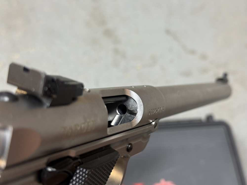 LNIB Ruger Mark IV Target Stainless 22 LR 10" 40174 Buy Now, No CC Fees!-img-10