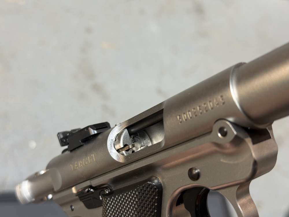 LNIB Ruger Mark IV Target Stainless 22 LR 10" 40174 Buy Now, No CC Fees!-img-9