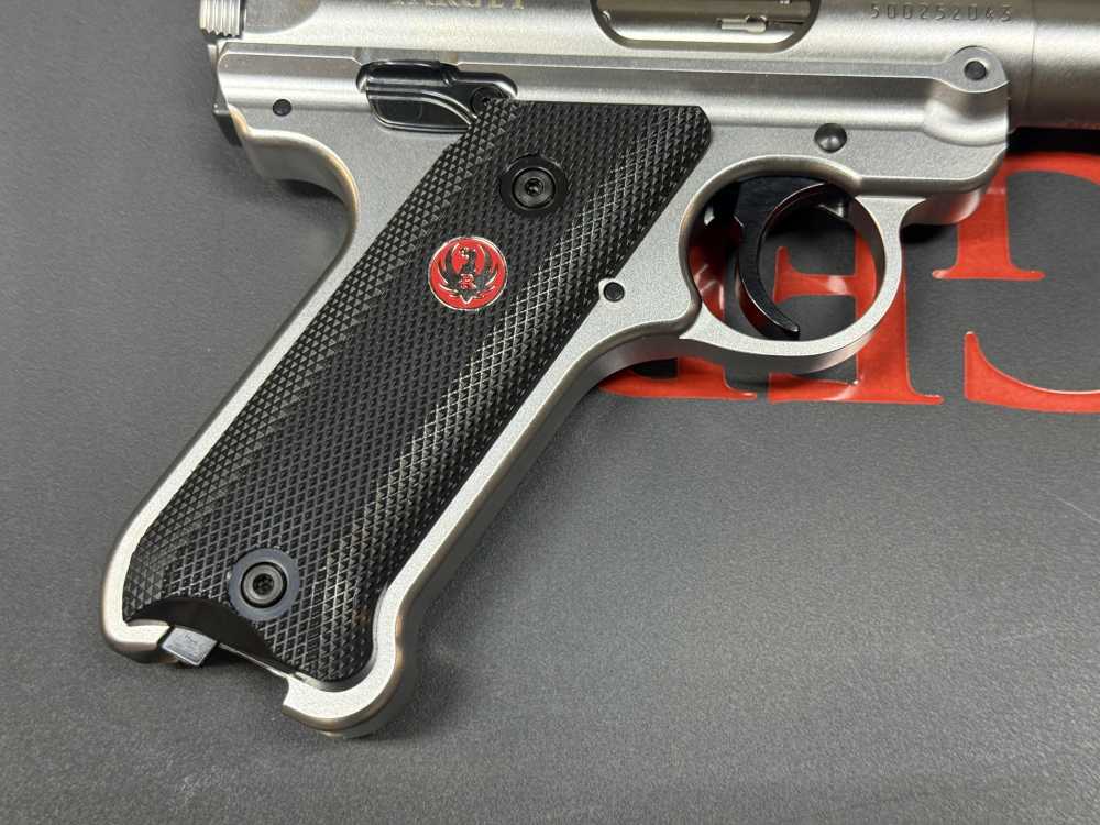 LNIB Ruger Mark IV Target Stainless 22 LR 10" 40174 Buy Now, No CC Fees!-img-2