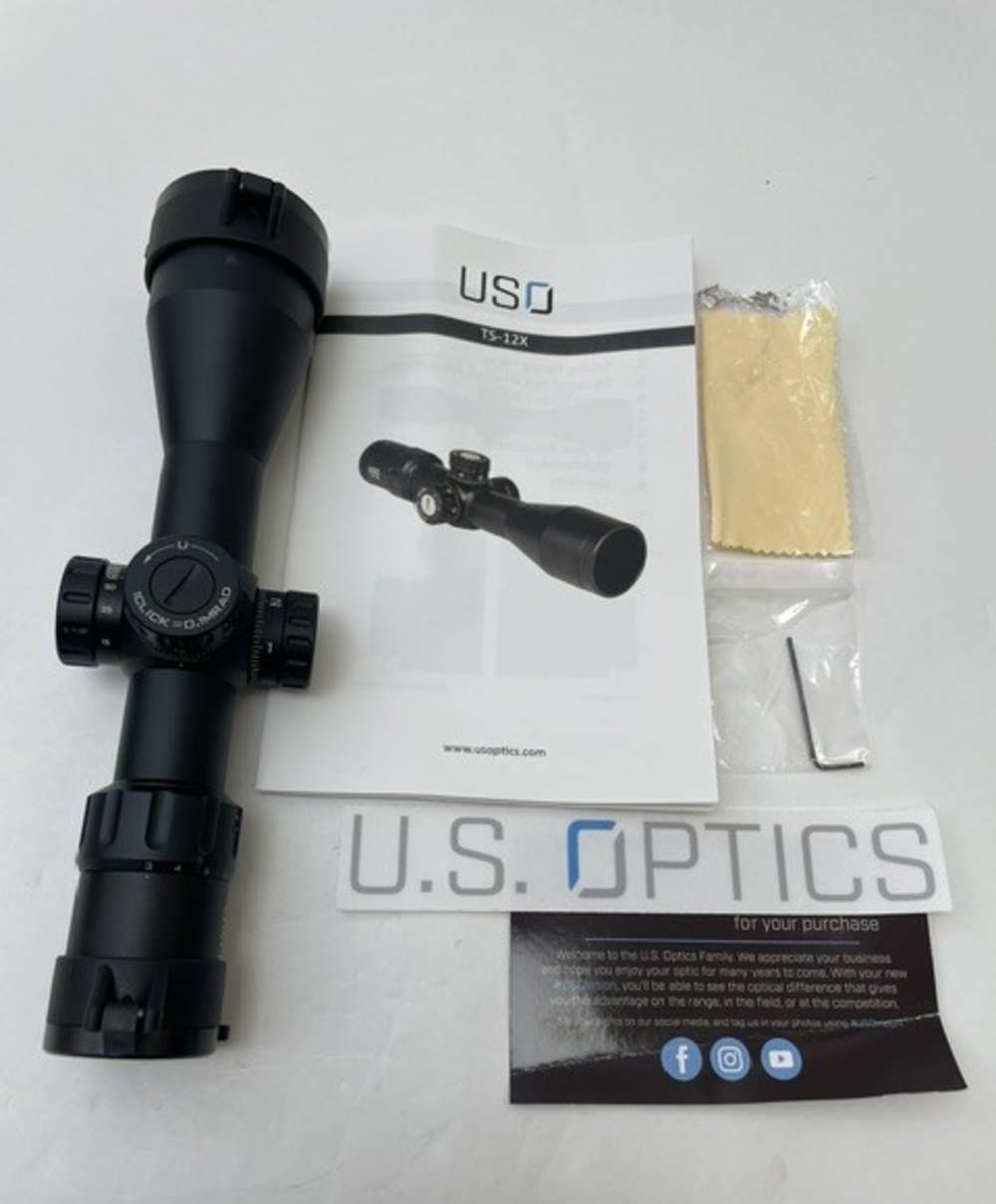 N.O.S. U.S. Optics Model TS-12X SFP Side Focus 30mm Tube Scope-img-5