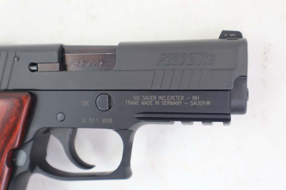 Rare Very Nice  Sig Sauer P220 Elite Carry .45 ACP Pistol W/ Box 3.9" BBL -img-18