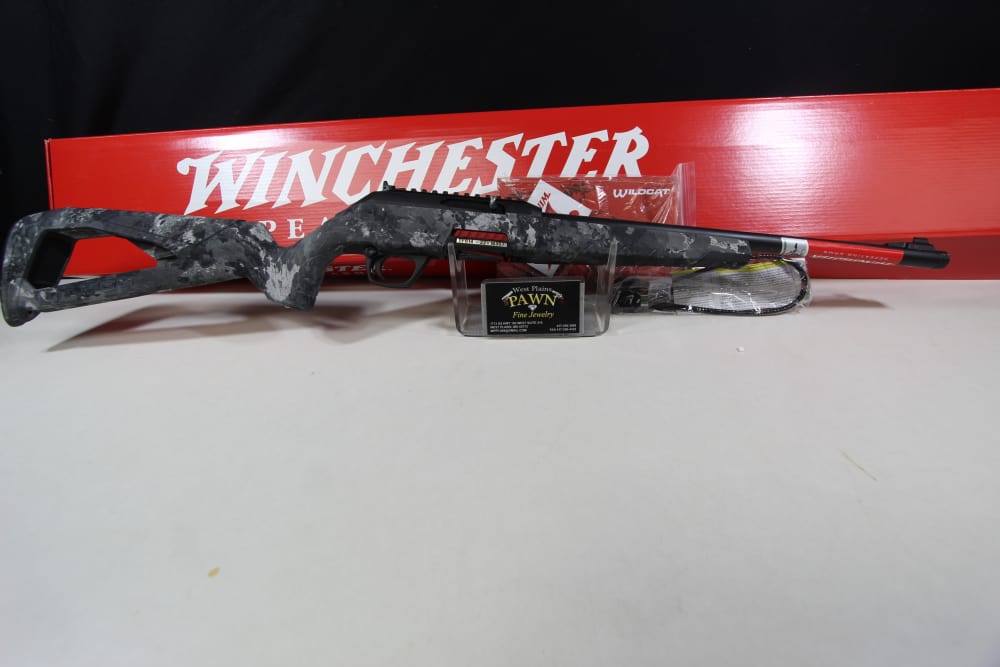 NIB WINCHESTER WILDCAT MIDNIGHT SR 22 LR SEMI RIFLE 16.5" 10+1 521128102-img-0