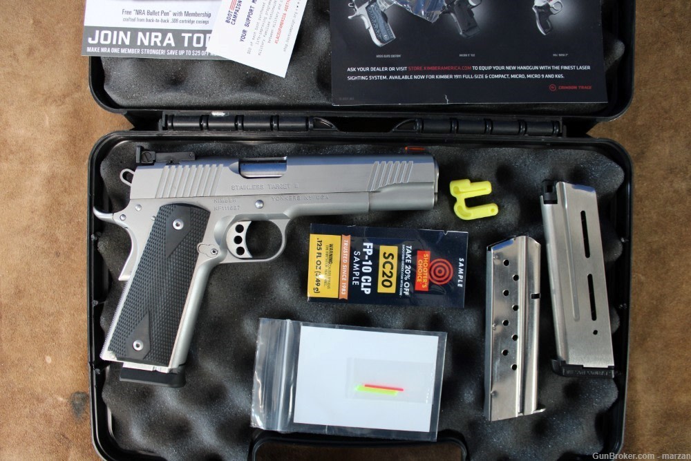 Kimber Stainless Target II Semi-Automatic Pistol (02826)-img-13