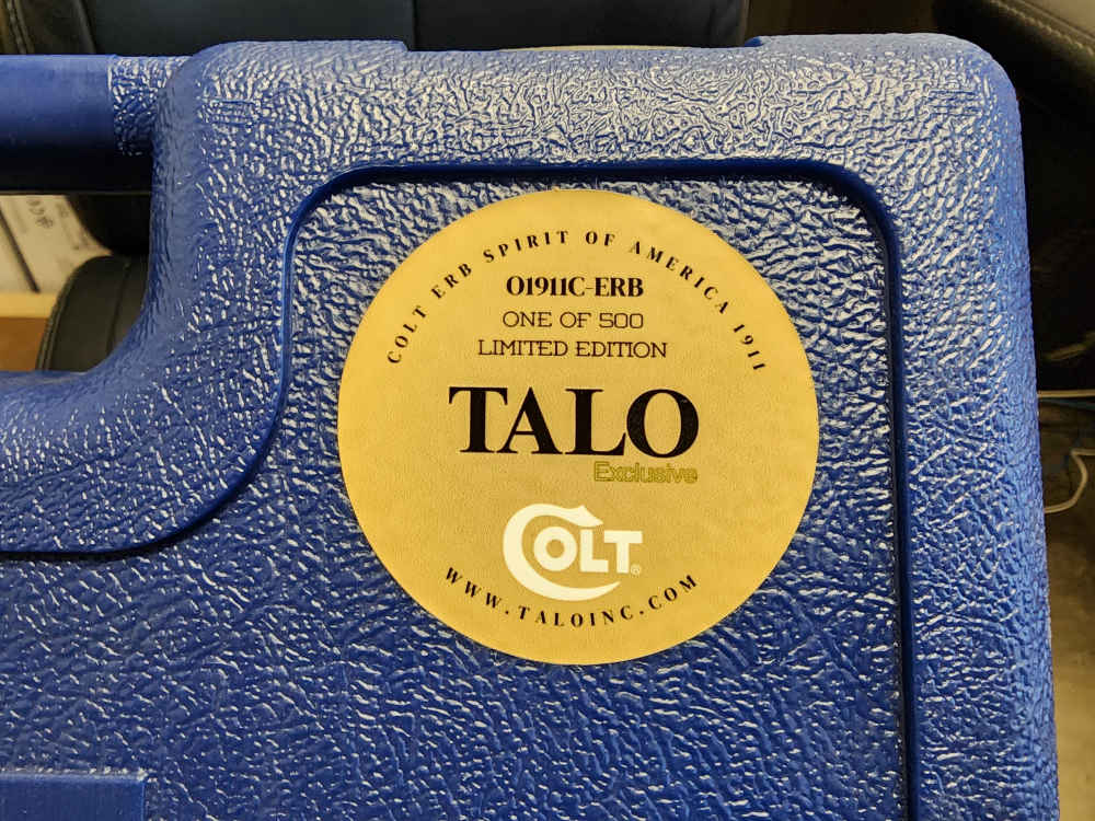 PICS COLT TALO SPIRIT OF AMERICA 1911 GOVERNMENT 45 ACP 1/500 LIMITED 5" 70-img-2