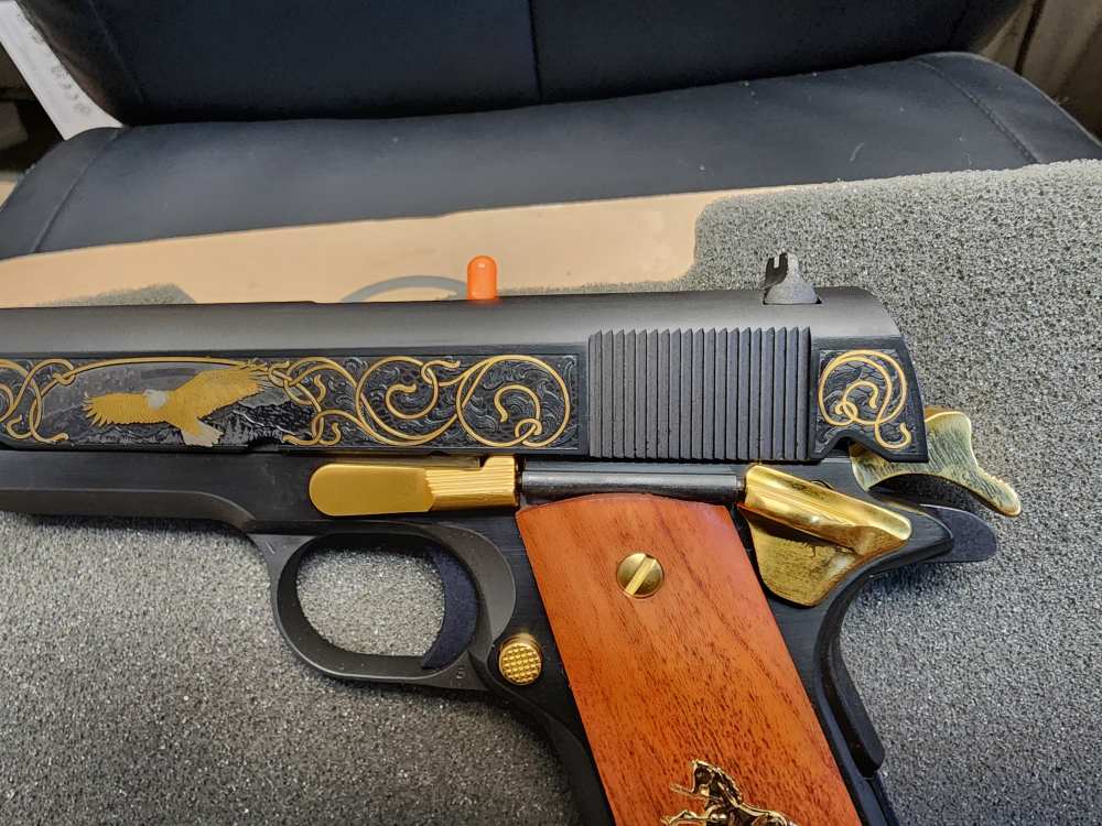 PICS COLT TALO SPIRIT OF AMERICA 1911 GOVERNMENT 45 ACP 1/500 LIMITED 5" 70-img-11