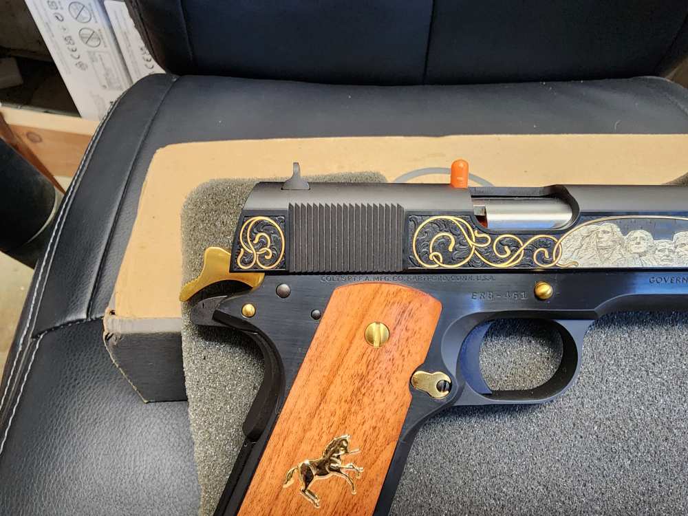 PICS COLT TALO SPIRIT OF AMERICA 1911 GOVERNMENT 45 ACP 1/500 LIMITED 5" 70-img-6