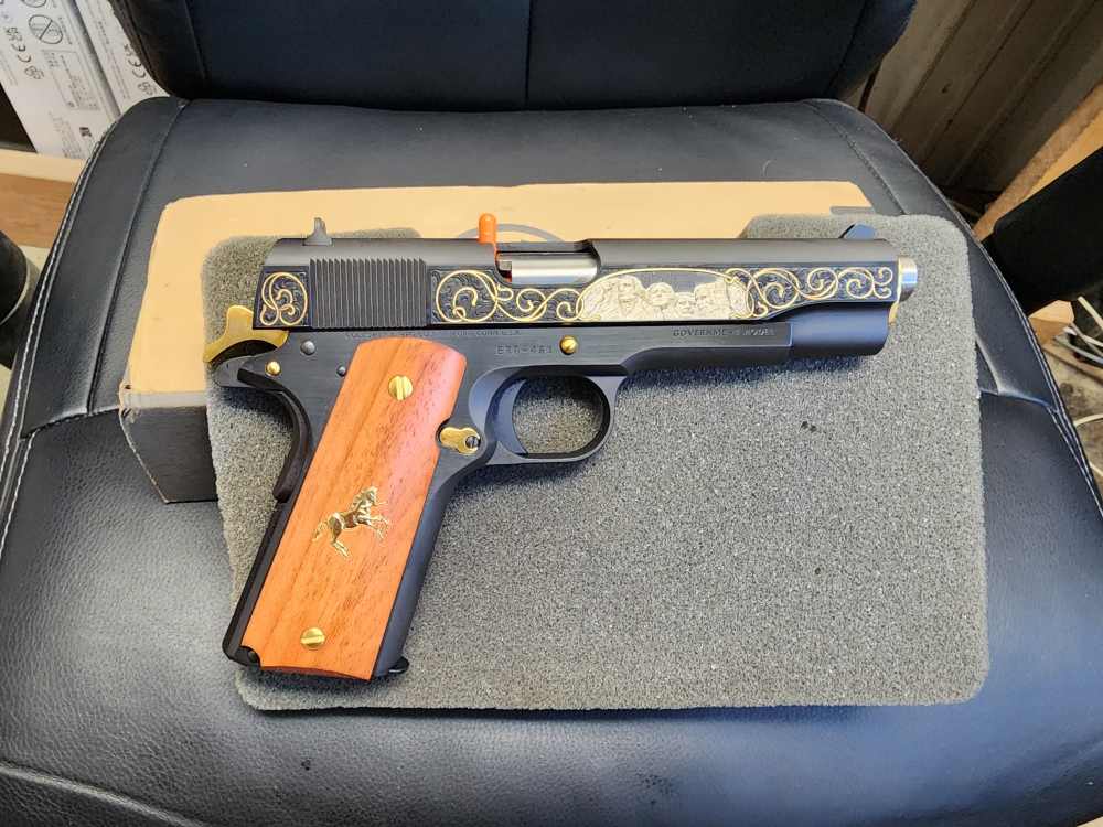 PICS COLT TALO SPIRIT OF AMERICA 1911 GOVERNMENT 45 ACP 1/500 LIMITED 5" 70-img-4
