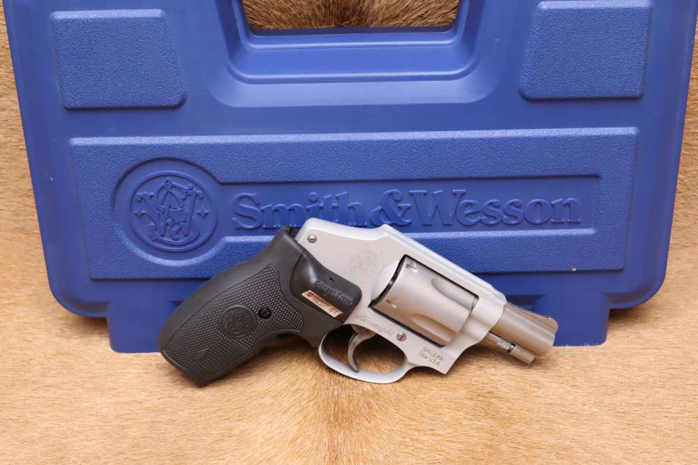 Smith & Wesson S&W 642-1 Airweight .38SPL 1.9" Stainless Revolver w/ Laser-img-0