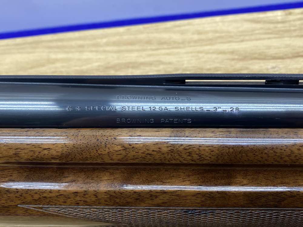 1976 Belgium Browning A5 "Magnum Twelve" 12ga Blue 28" *FACTORY ENGRAVED*-img-34
