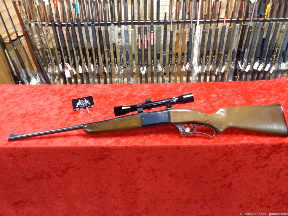 Savage Model 99 99E 243 Winchester Lever Action Wide Angle Scope WE TRADE!-img-42