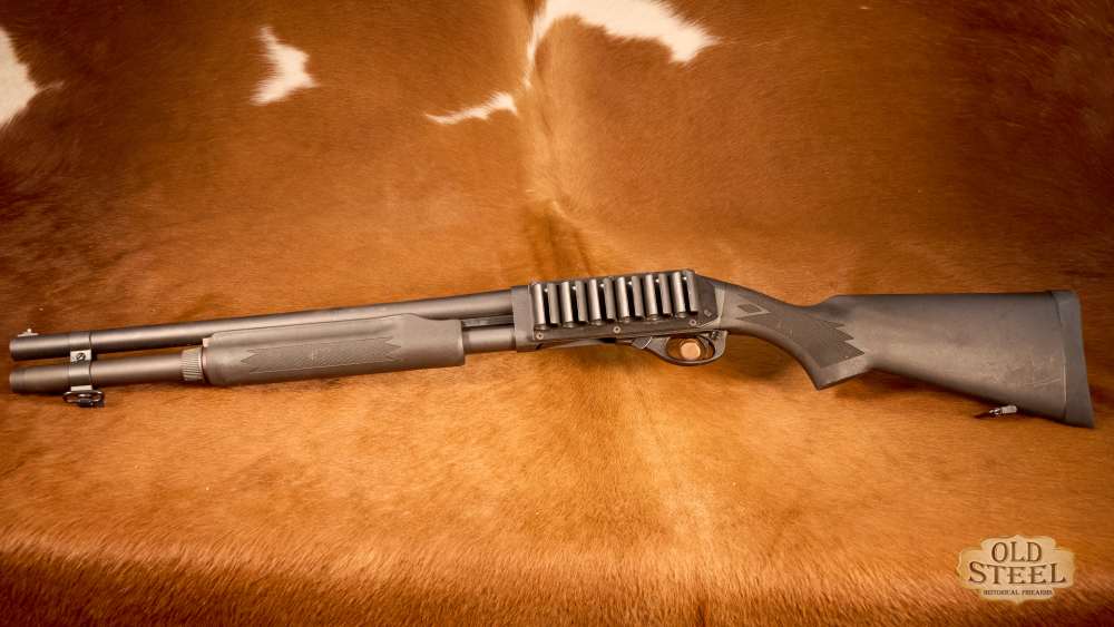 Remington 870 12 Ga W/ 18 in Barrel Tactical shotgun with extended tube -img-7