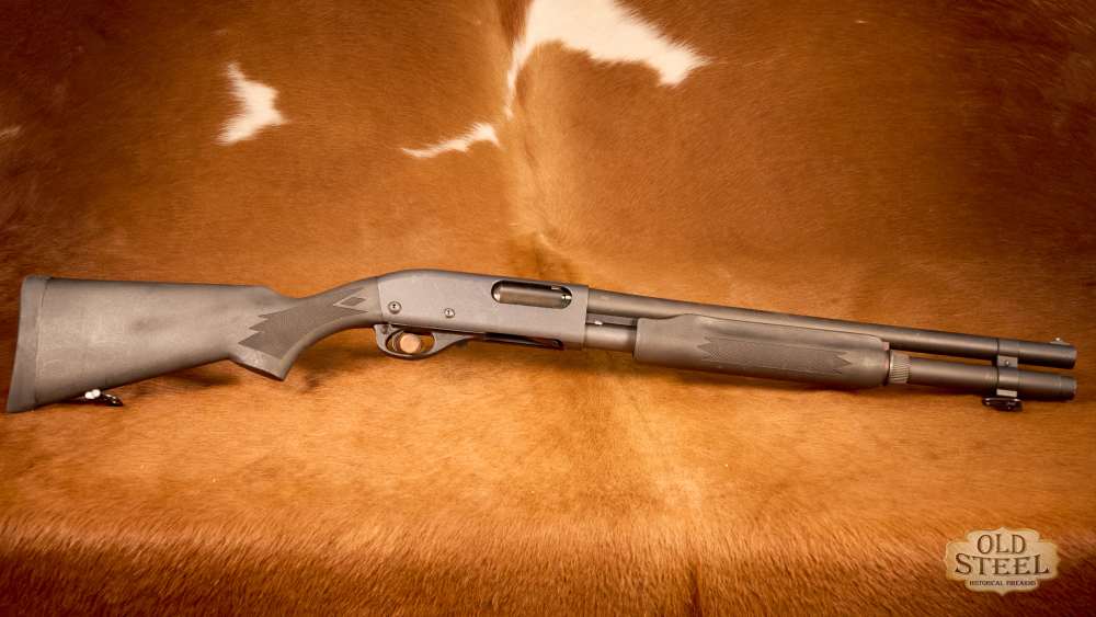 Remington 870 12 Ga W/ 18 in Barrel Tactical shotgun with extended tube -img-0