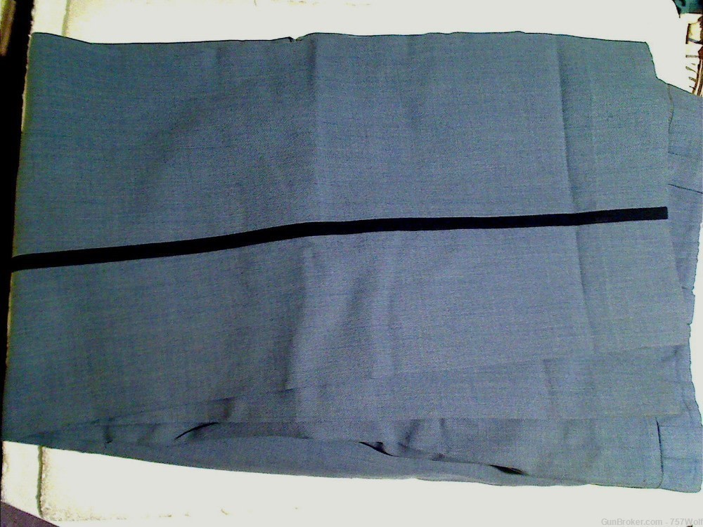 Vintage Probably Chicago Light Blue Uniform Trousers Academy Guard Postman?-img-1