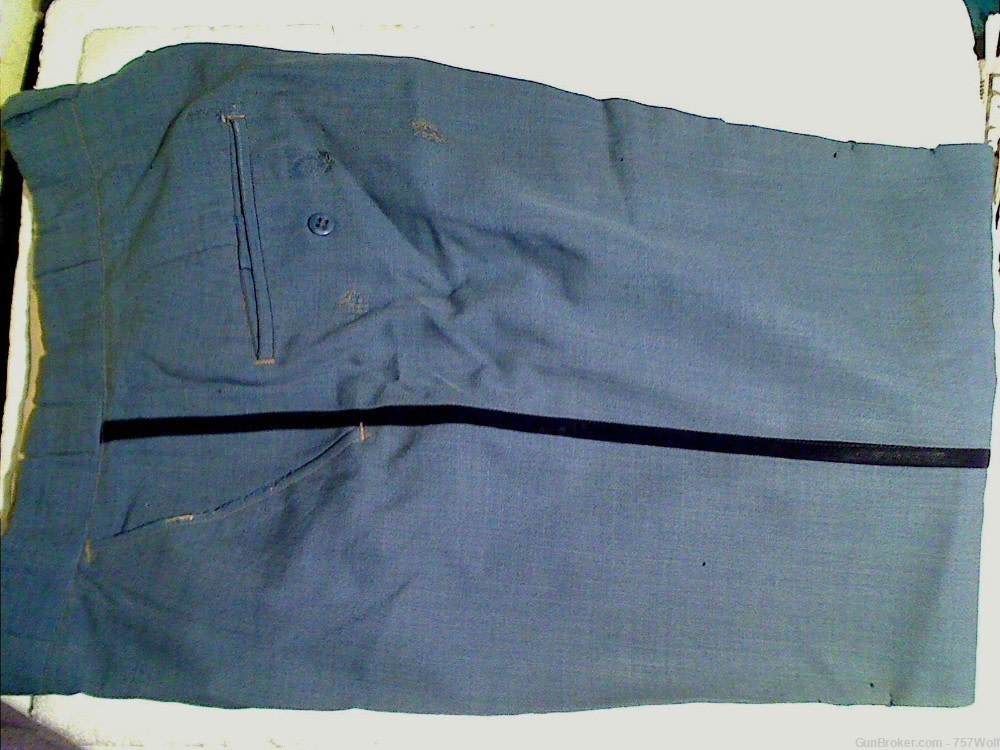 Vintage Probably Chicago Light Blue Uniform Trousers Academy Guard Postman?-img-0