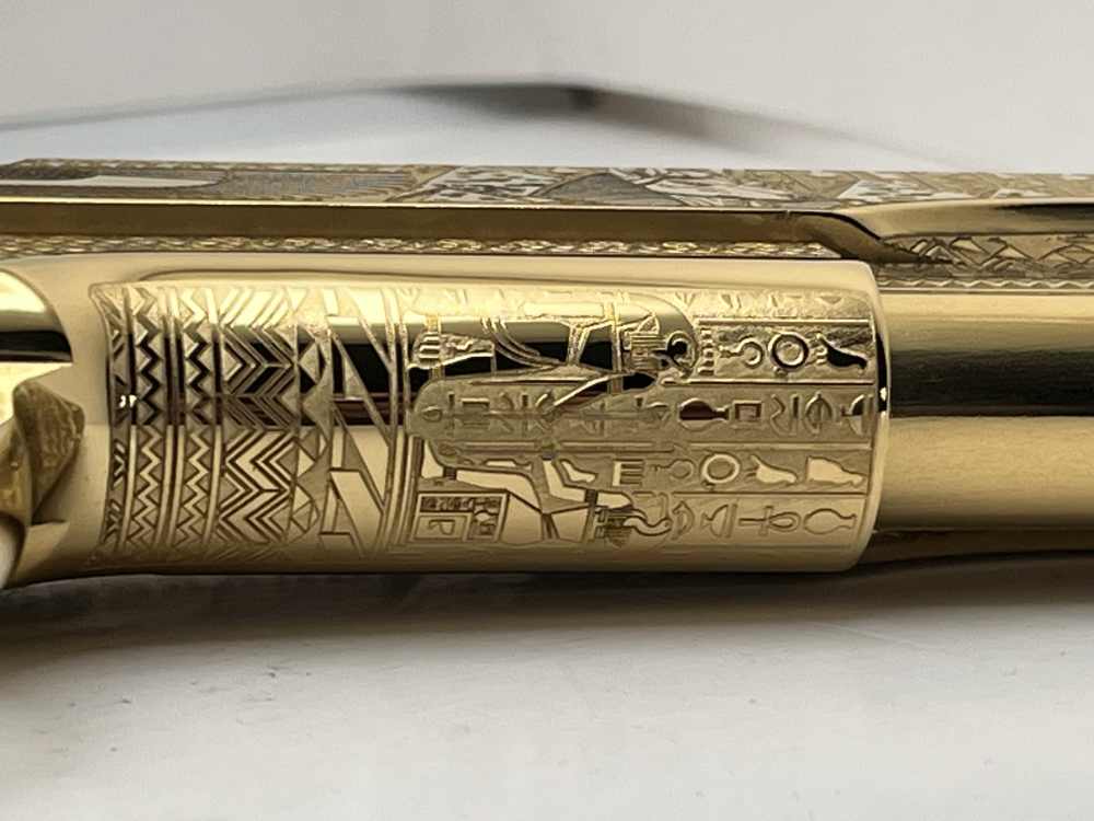 WOW FACTOR NIB 24k gold Colt super 38 Anubis themed -img-32
