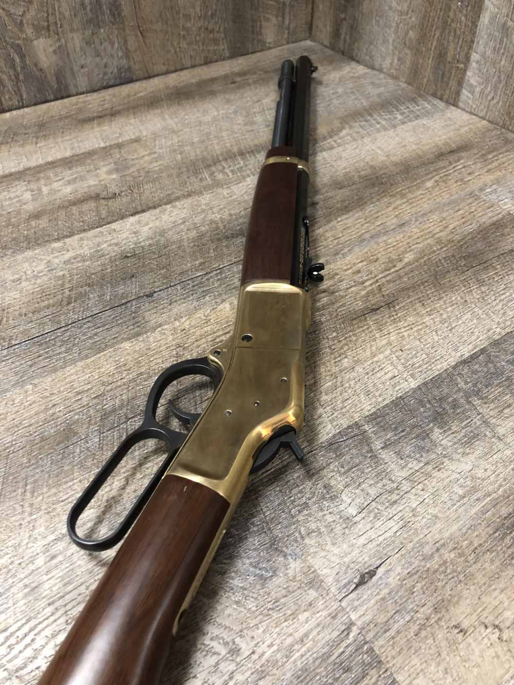 Henry Big Boy 44 Mag 44 Spl Lever Action Rifle Brass 19" Octagon Barrel-img-4