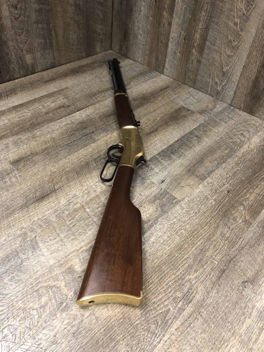 Henry Big Boy 44 Mag 44 Spl Lever Action Rifle Brass 19" Octagon Barrel-img-1