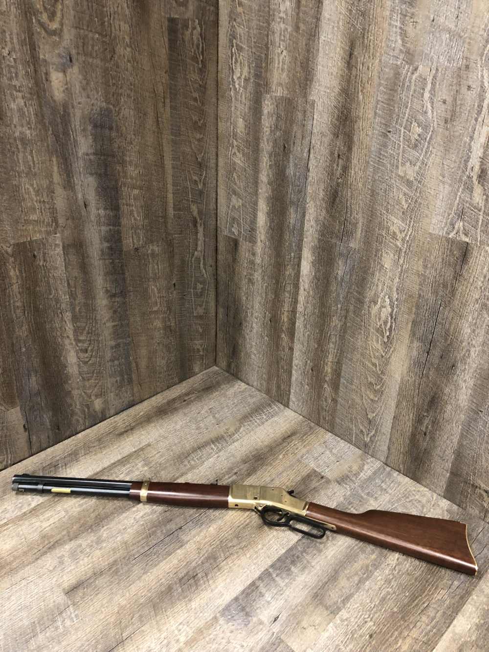Henry Big Boy 44 Mag 44 Spl Lever Action Rifle Brass 19" Octagon Barrel-img-0