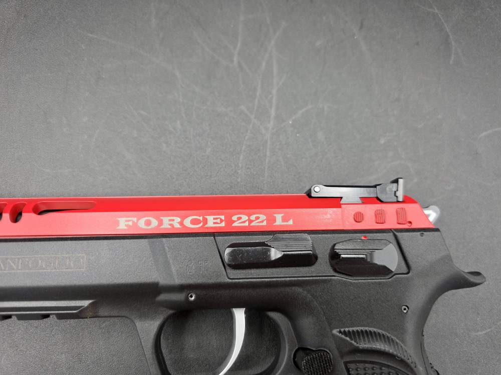 New! Tanfoglio Force 22L 4.5" .22LR Single Action Pistol! Penny Start!-img-3