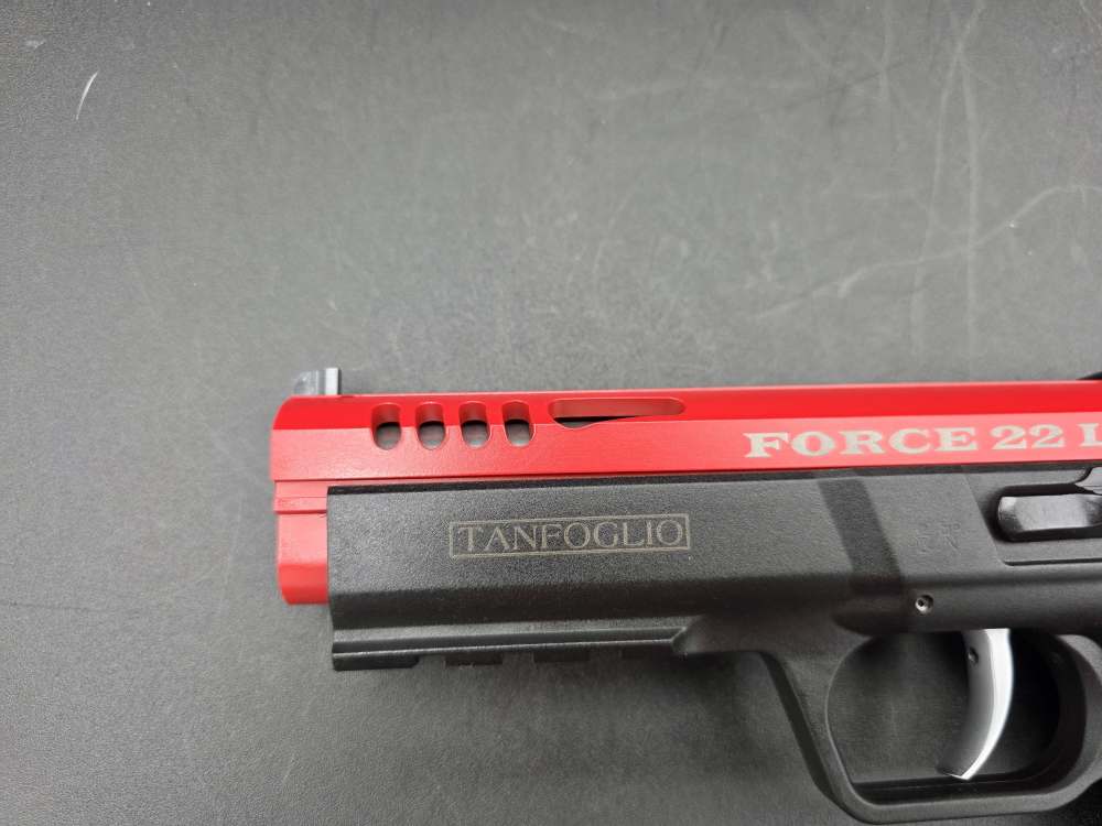 New! Tanfoglio Force 22L 4.5" .22LR Single Action Pistol! Penny Start!-img-2