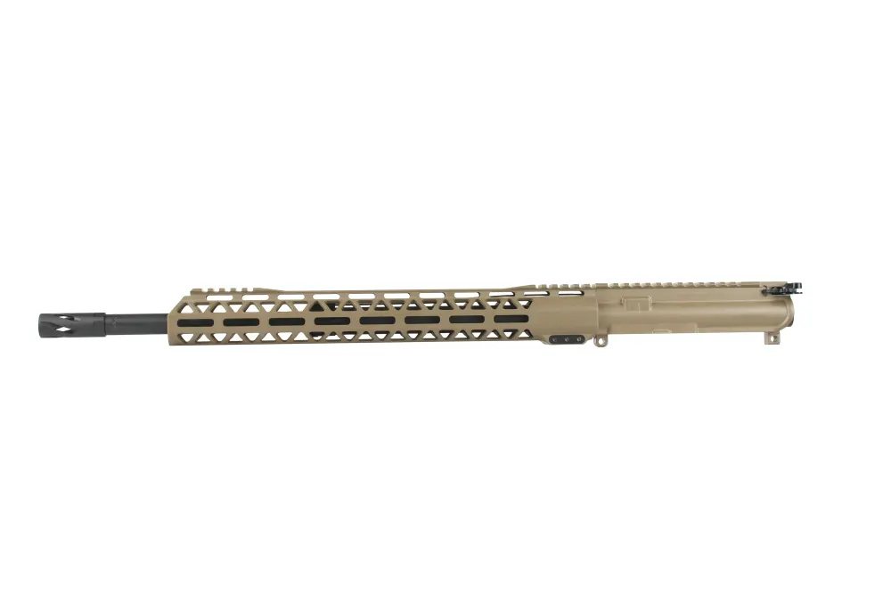 AR15 18" Upper Receiver 12.7x42 FDE Cerakote-img-1