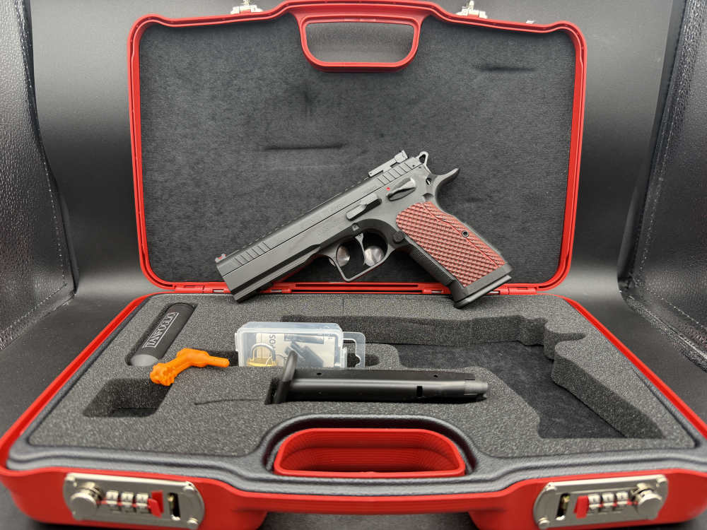 New! Tanfoglio Stock III Special LARGE Frame 9MM DA/SA RARE!-img-0