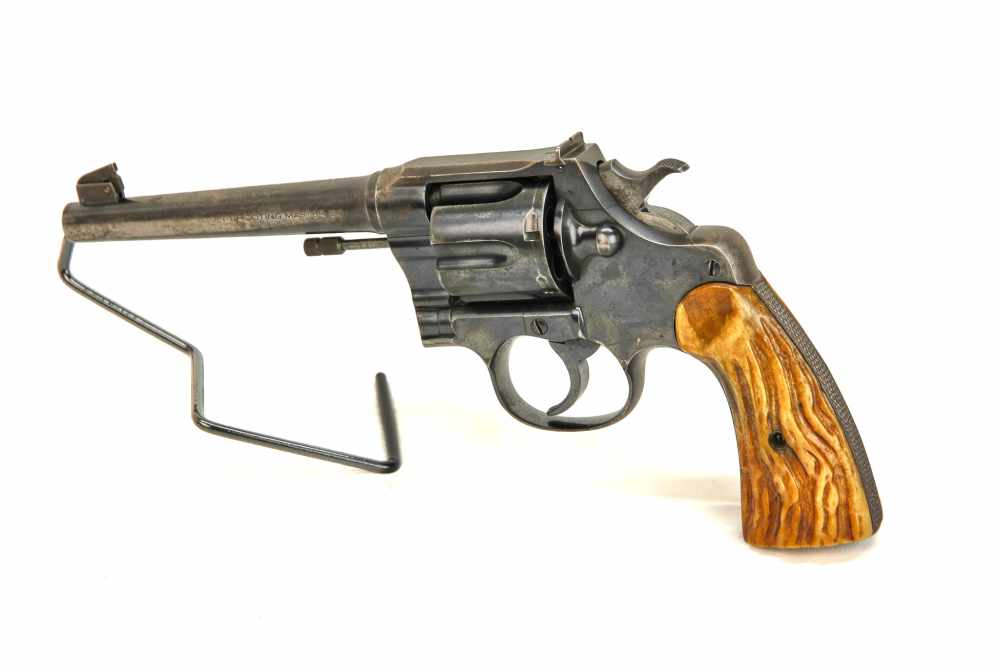 Colt Shooting Master .38 Super - 1934 - Stag Grips - Great Bore - Rare-img-0