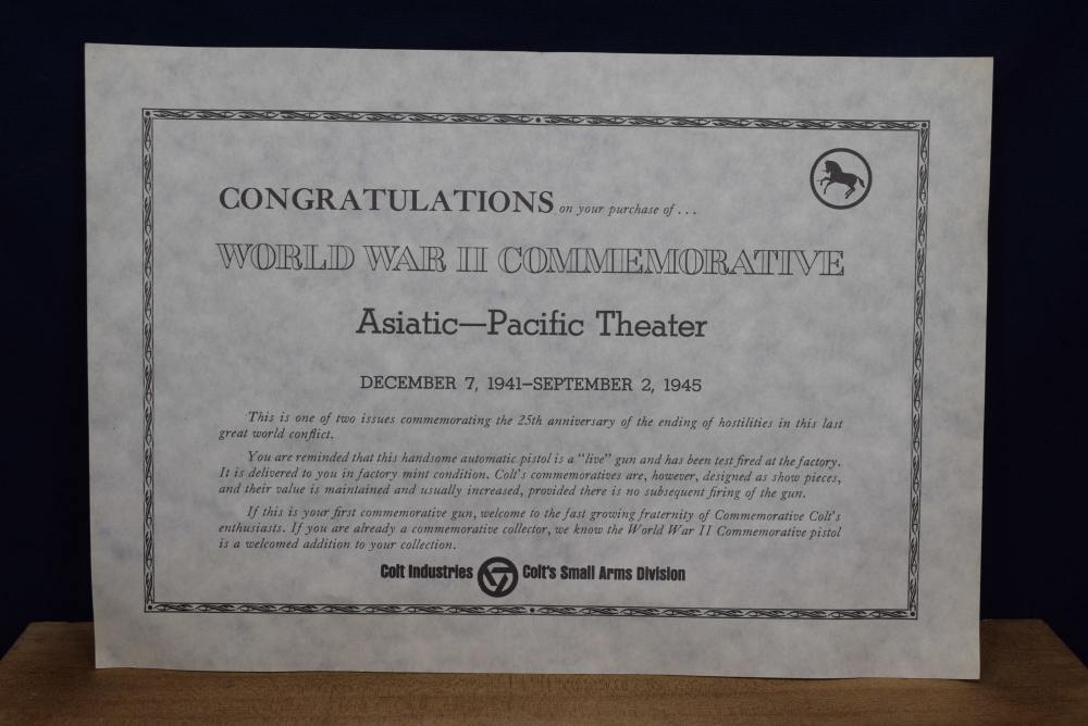 World War II Asiatic-Pacific Theater Commemorative Colt 1911-img-10